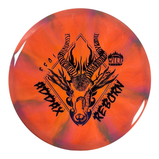 Wild Discs Addax Reborn | Lava Flare | Orange/Blue 177g Disc Golf