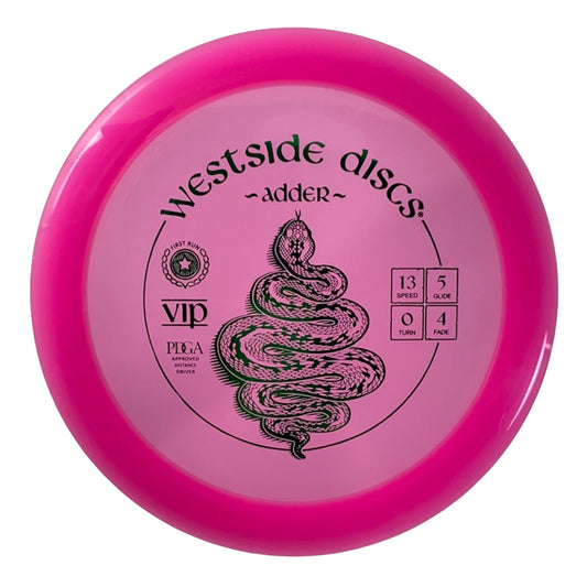 Westside Discs Adder | VIP | Pink/Green 173-175g Disc Golf