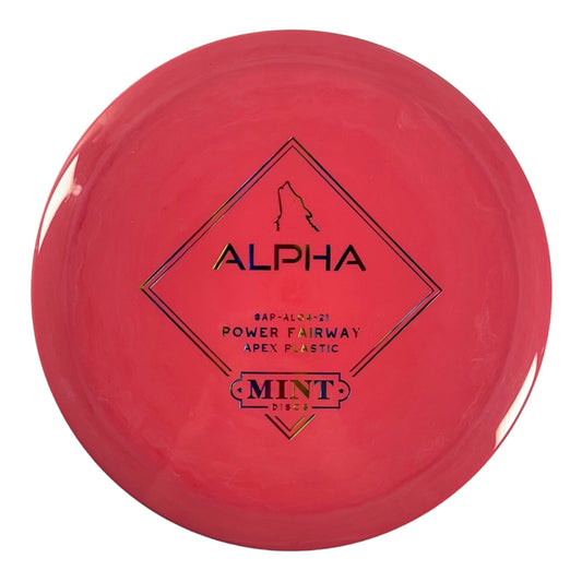 Mint Discs Alpha | Apex | Pink/Rainbow 175g Disc Golf