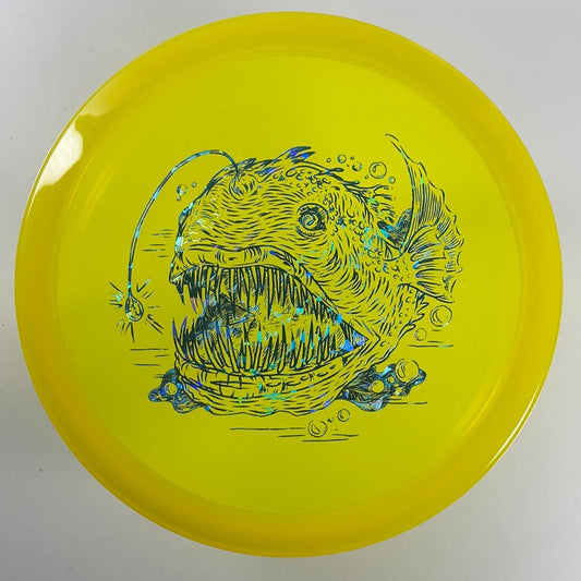 Wild Discs Angler | Ozone | Yellow/Blue 175g Disc Golf