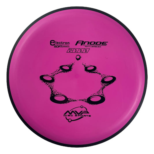 MVP Disc Sports Anode | Electron Soft | Pink 169-174g Disc Golf