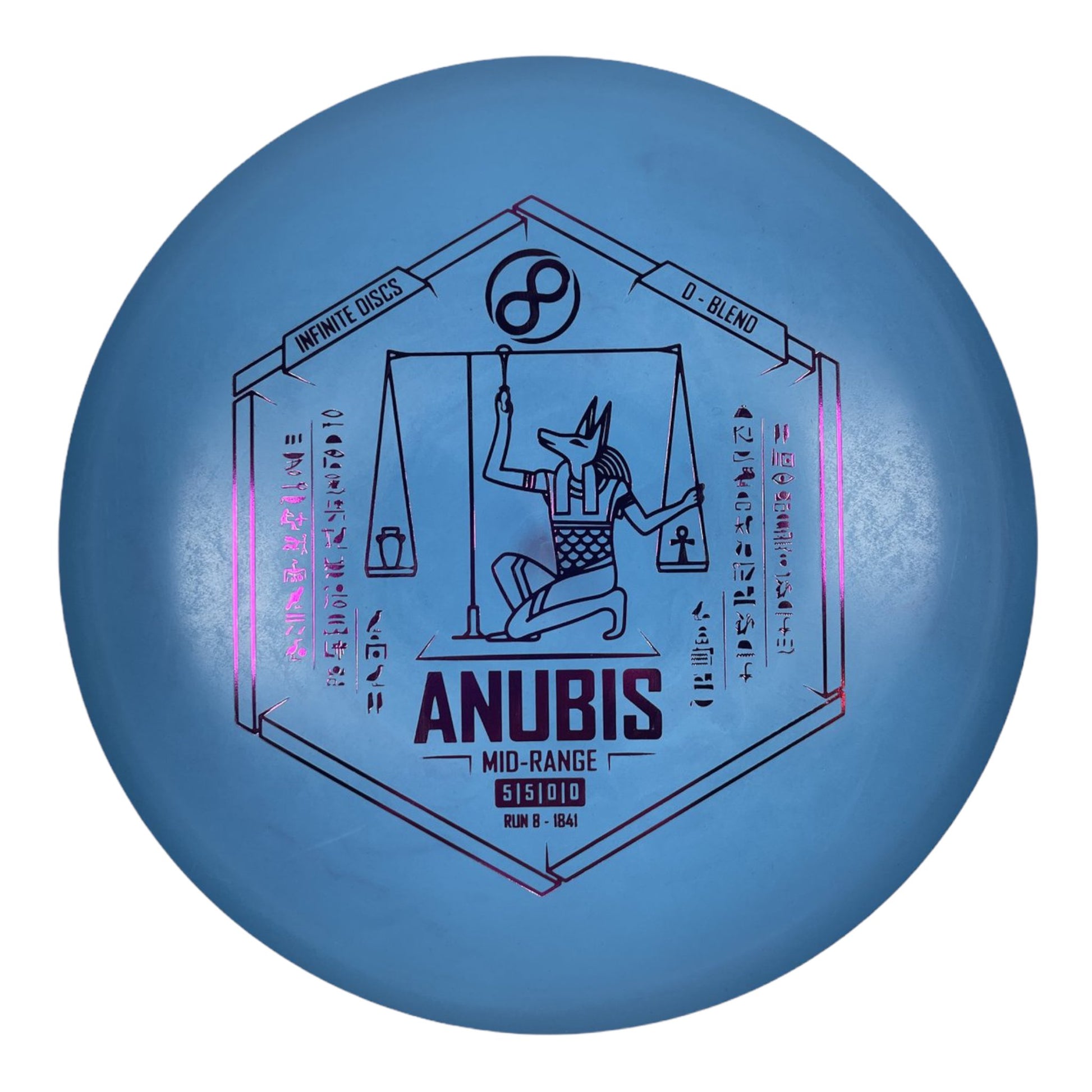 Infinite Discs Anubis | D-Blend | Blue/Pink 168g Disc Golf
