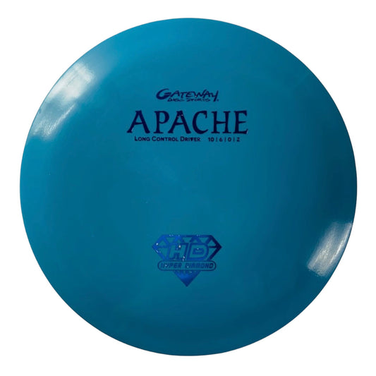Gateway Disc Sports Apache | Hyper Diamond (HD) | Blue/Blue 171-174g Disc Golf