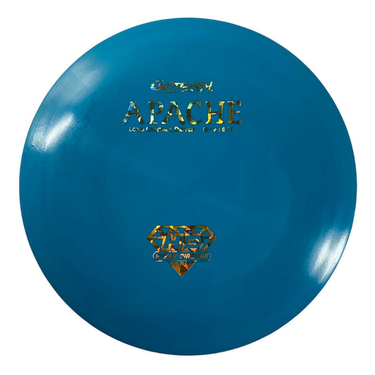 Gateway Disc Sports Apache | Hyper Diamond (HD) | Blue/Gold 175g Disc Golf