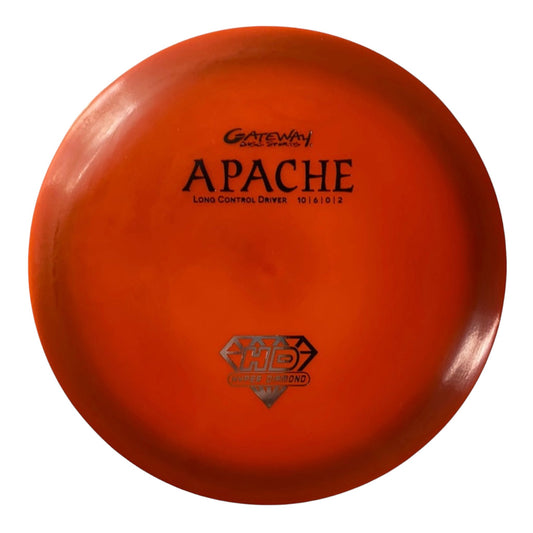 Gateway Disc Sports Apache | Hyper Diamond (HD) | Orange/Silver 172g Disc Golf