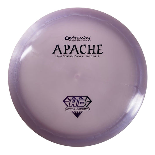 Gateway Disc Sports Apache | Hyper Diamond (HD) | Purple/Purple 173g Disc Golf