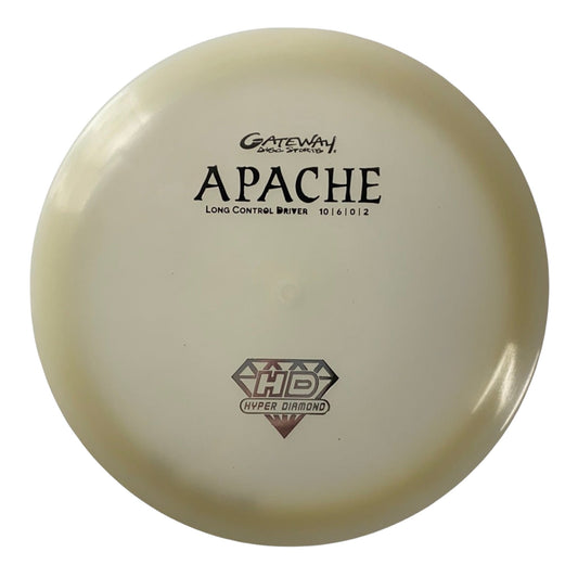 Gateway Disc Sports Apache | Hyper Diamond (HD) | White/Silver 167g Disc Golf