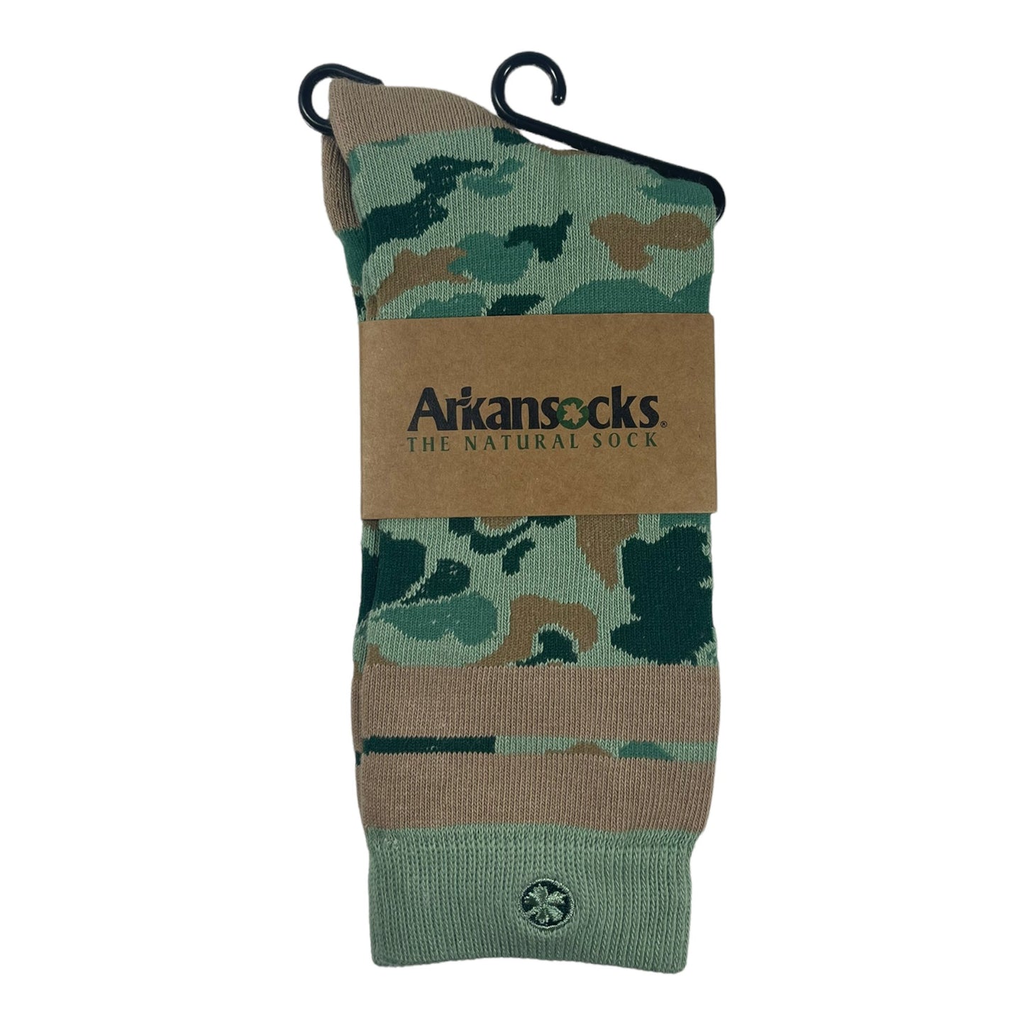 Arkansocks Duck Camp Sock | Olive/Dust Disc Golf