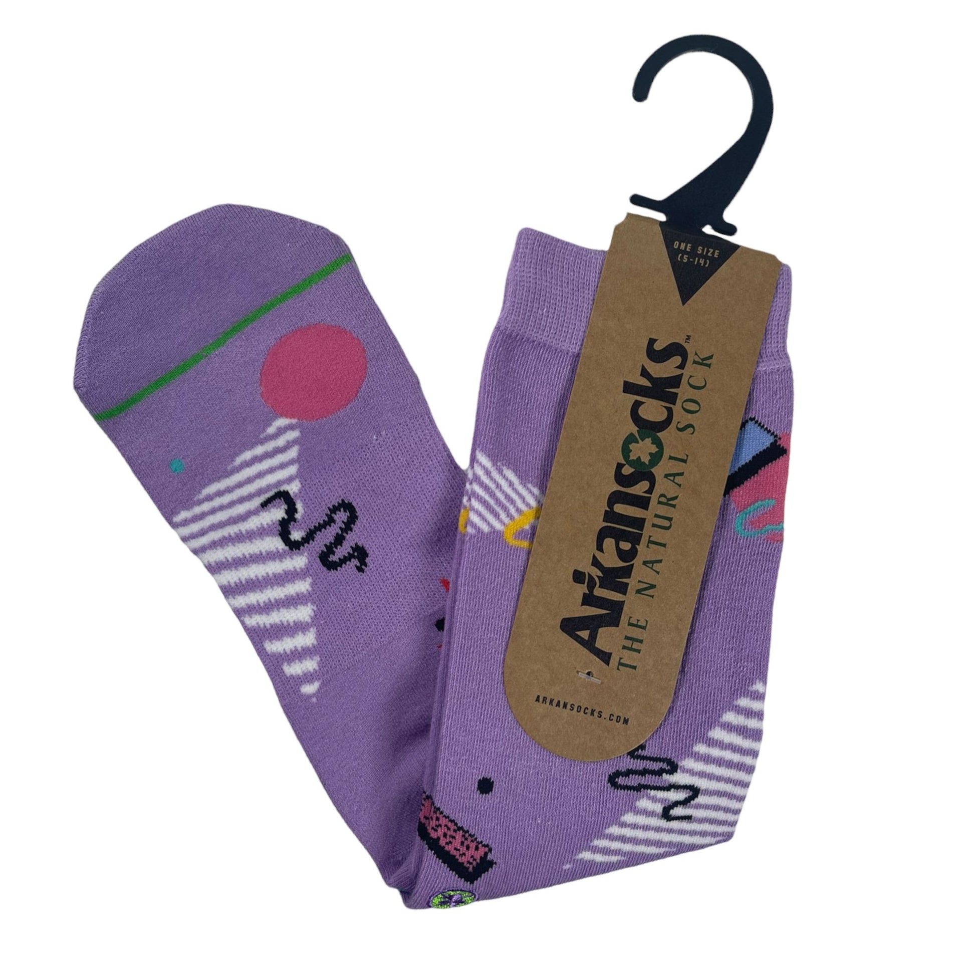 Arkansocks Hairspray Sock Lilac/Multi Disc Golf