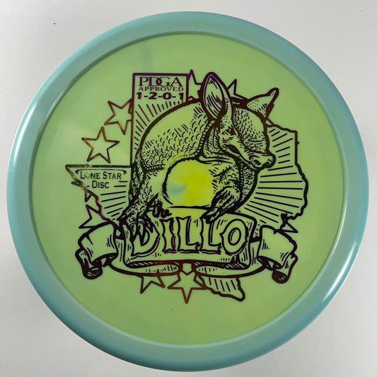 Lone Star Discs Armadillo | Alpha | Green/Pink 173g Disc Golf