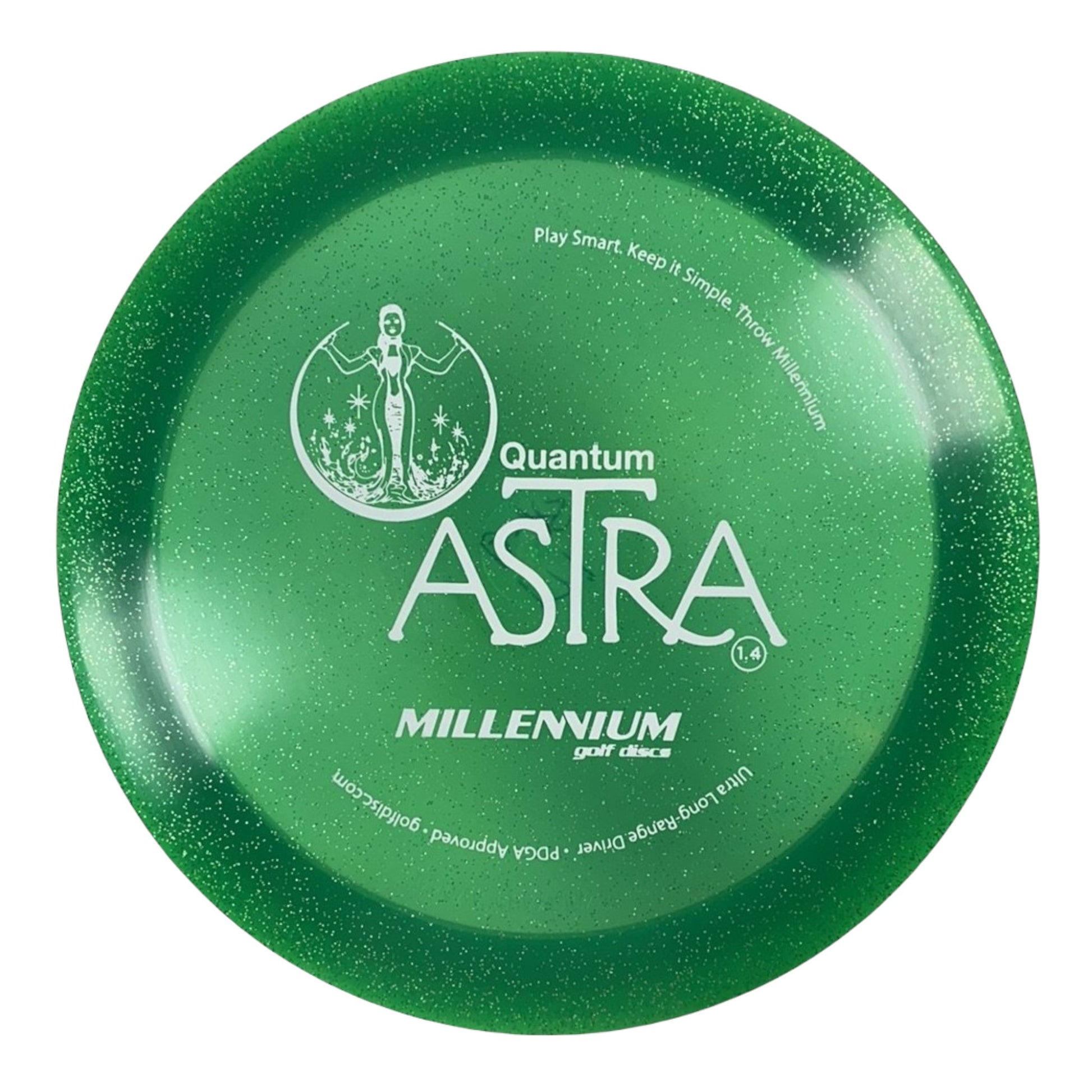 Millennium Golf Discs Astra | Quantum Stardust | Green/White 171-172g Disc Golf