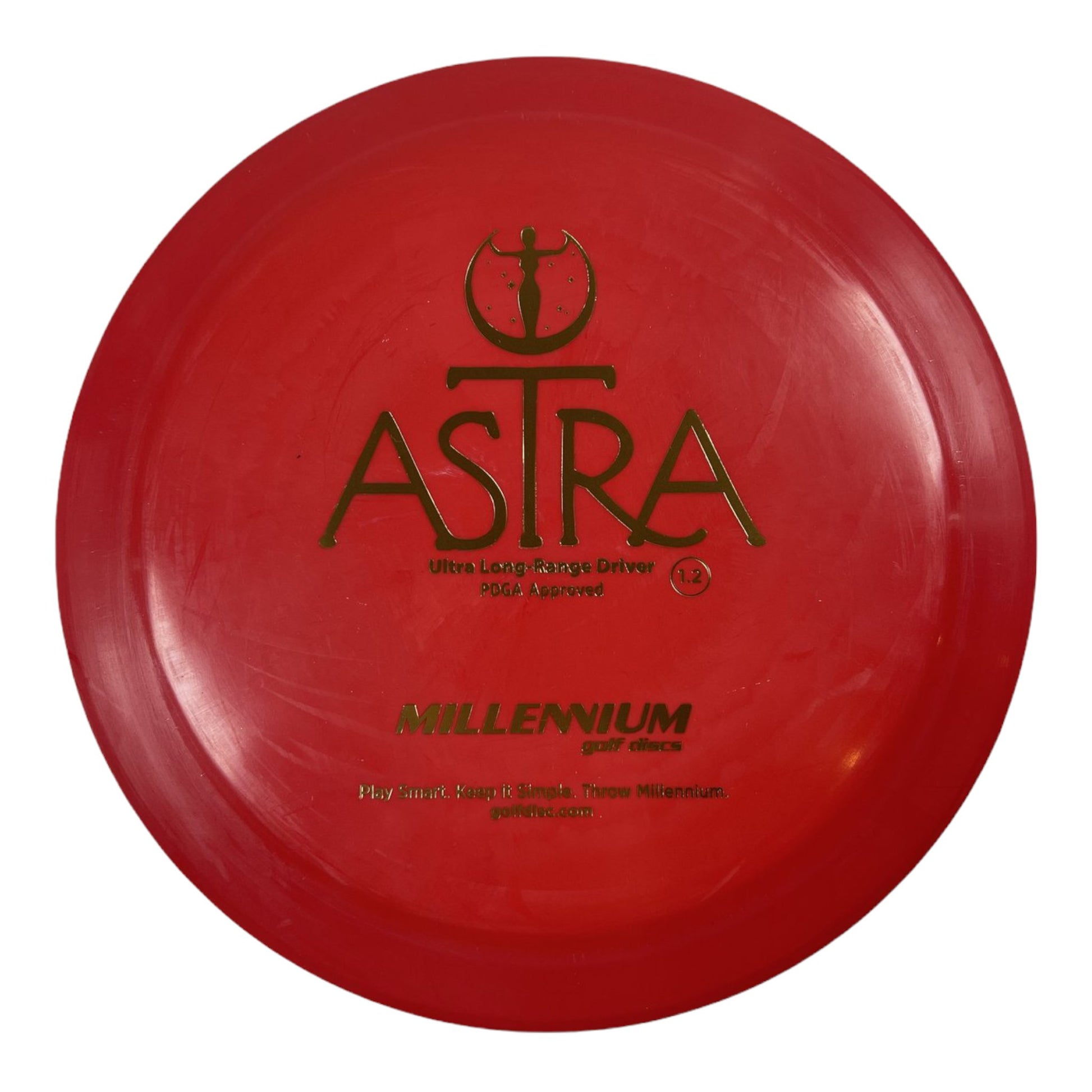 Millennium Golf Discs Astra | Standard | Red/Gold 163g Disc Golf