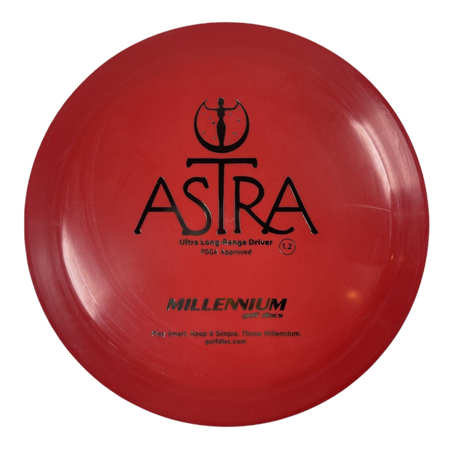 Millennium Golf Discs Astra | Standard | Red/Silver 168-169g Disc Golf