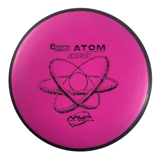 MVP Disc Sports Atom | Electron Firm | Pink 168-169g Disc Golf