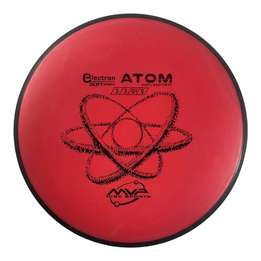 MVP Disc Sports Atom | Electron Soft | Red 168g Disc Golf