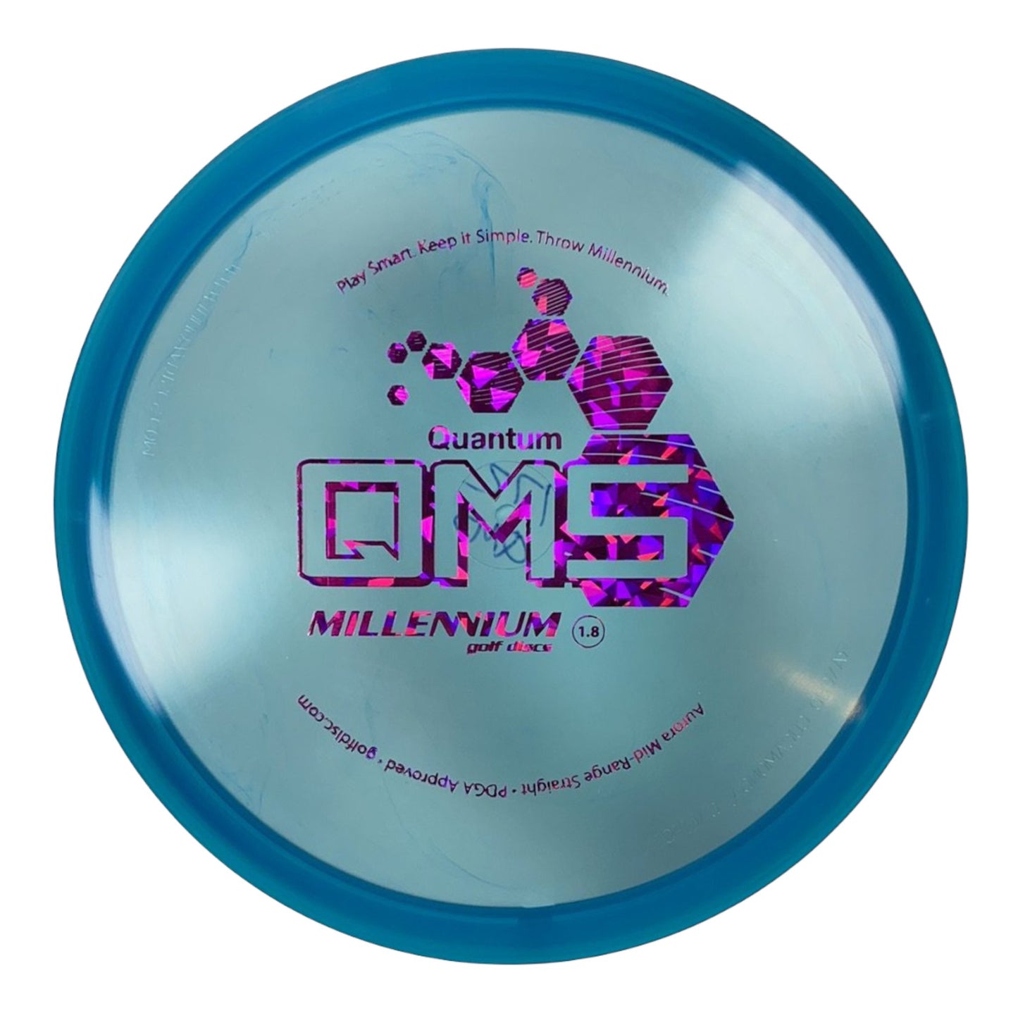 Millennium Golf Discs Aurora MS | Quantum | Blue/Pink 172g Disc Golf