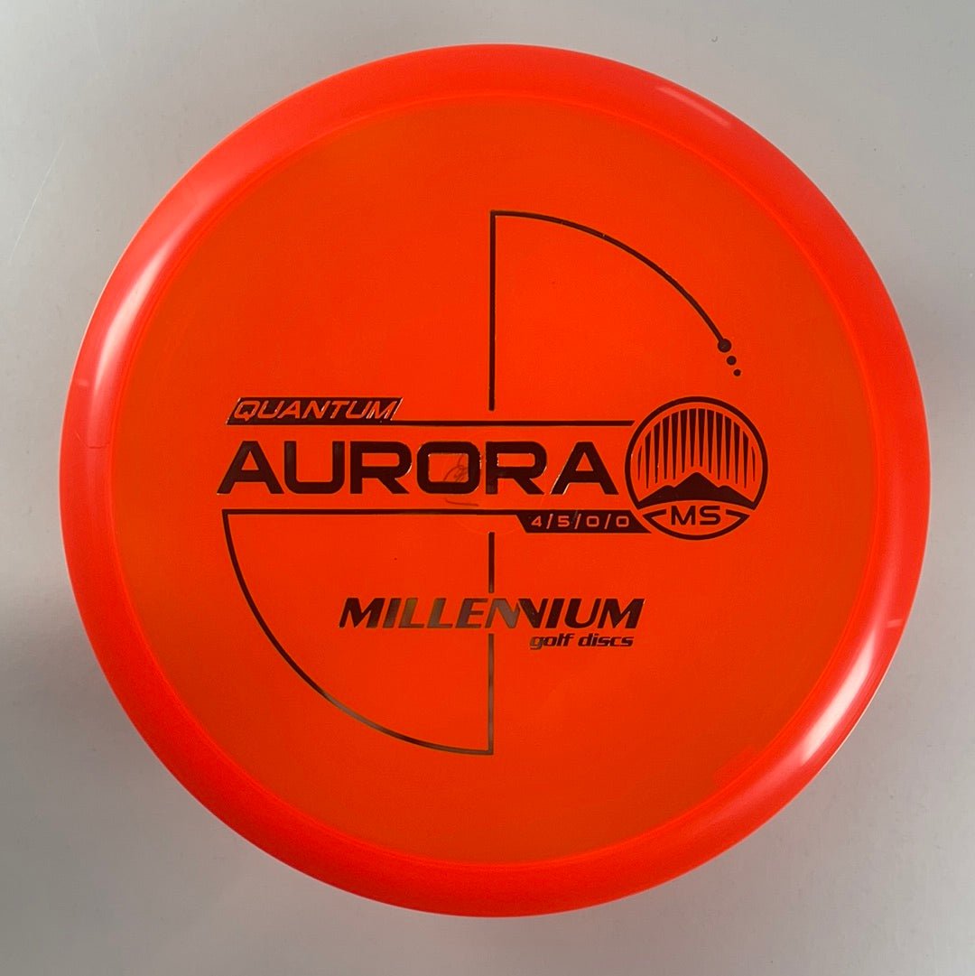 Millennium Golf Discs Aurora MS | Quantum | Orange/Silver 180g Disc Golf