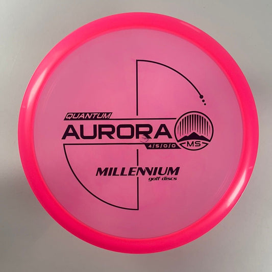 Millennium Golf Discs Aurora MS | Quantum | Pink/Black 176g Disc Golf