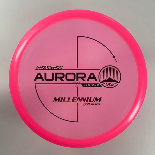 Millennium Golf Discs Aurora MS | Quantum | Pink/Rasta 175g Disc Golf