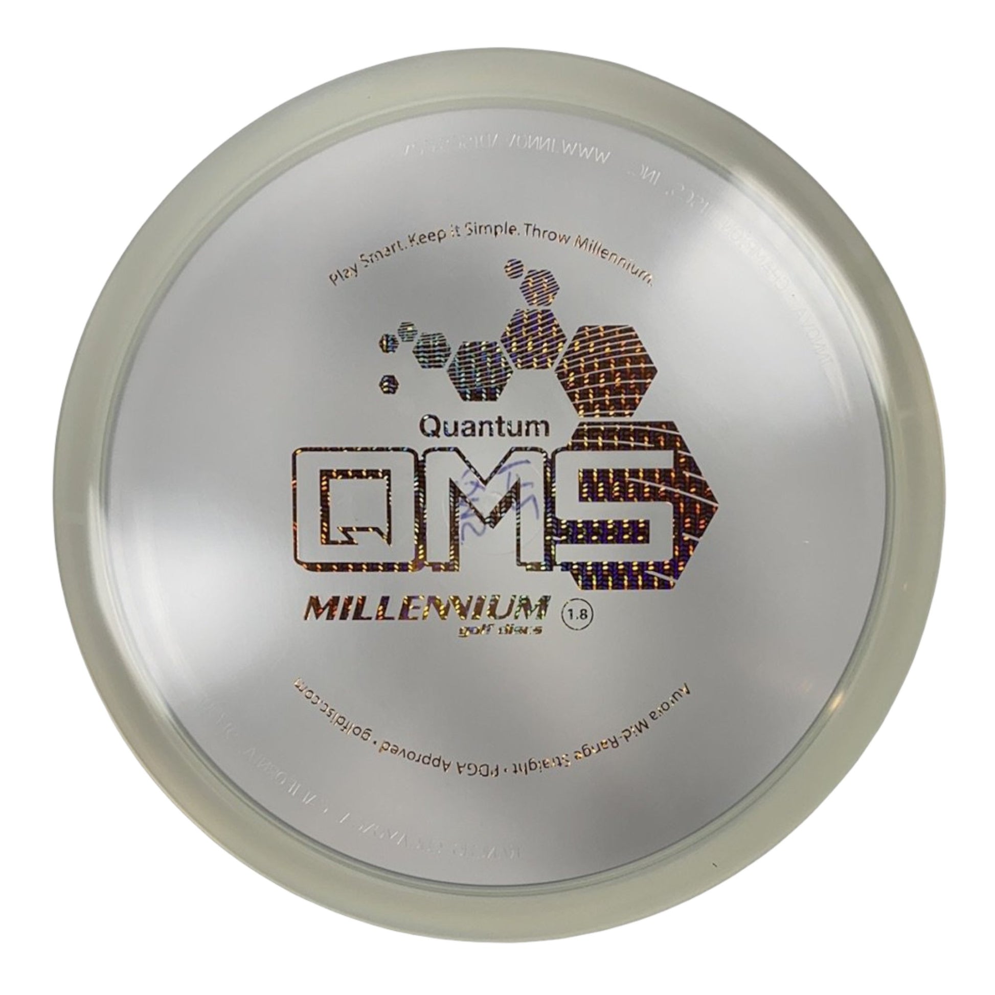 Millennium Golf Discs Aurora MS | Quantum | White/Bronze 171-172g Disc Golf