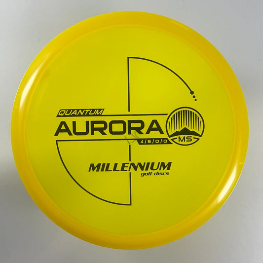 Millennium Golf Discs Aurora MS | Quantum | Yellow/Purple 176g Disc Golf