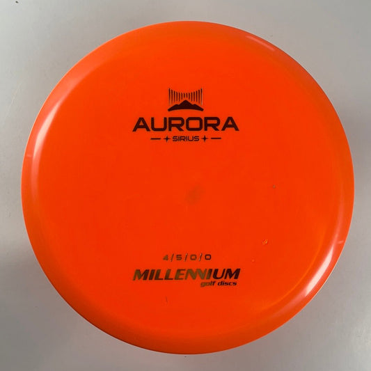 Millennium Golf Discs Aurora MS | Sirius | Orange/Gold 180g Disc Golf