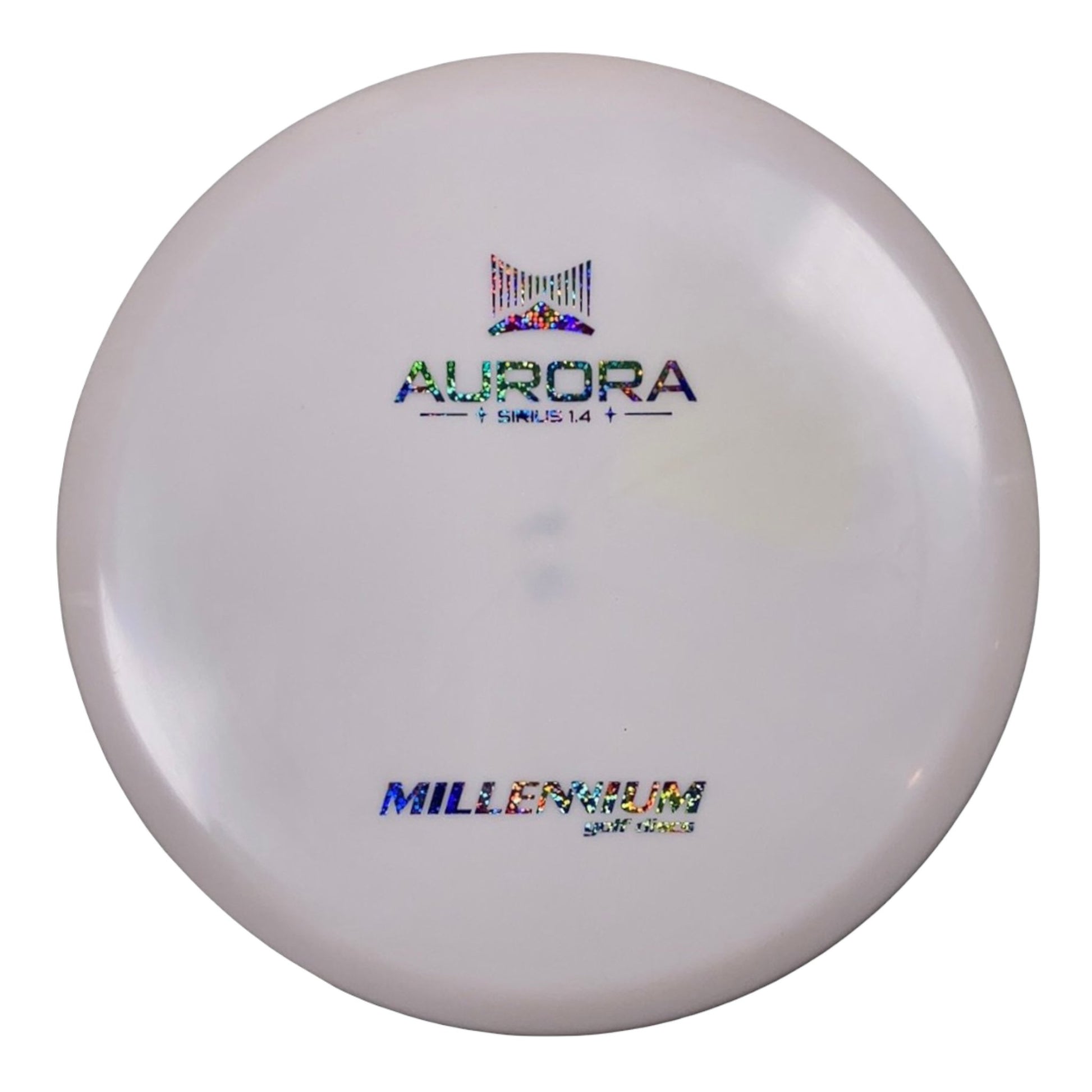 Millennium Golf Discs Aurora MS | Sirius | White/Rainbow 180g Disc Golf