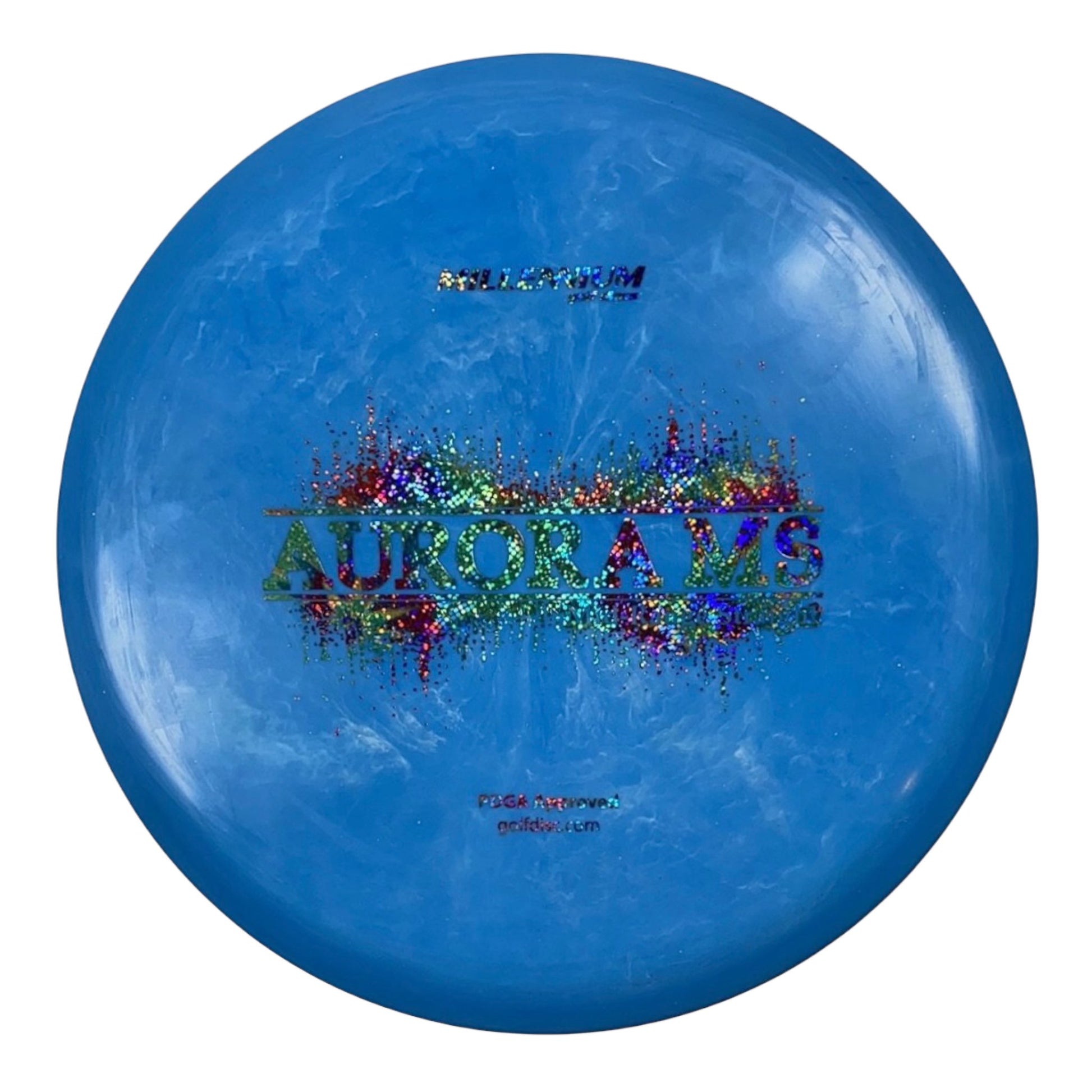 Millennium Golf Discs Aurora MS | Standard | Blue/Rainbow 167g Disc Golf