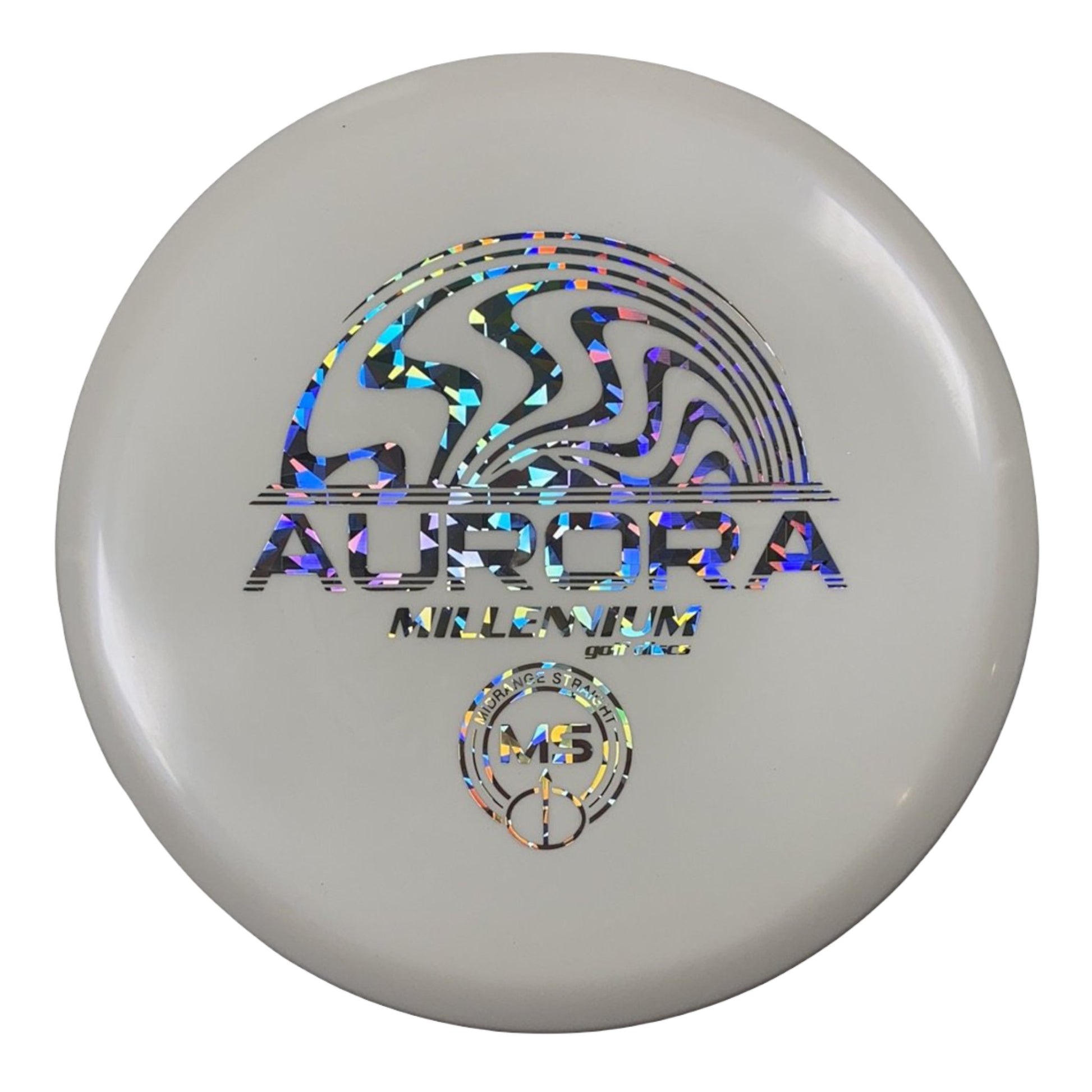 Millennium Golf Discs Aurora MS | Standard | White/Holo 157-175g Disc Golf