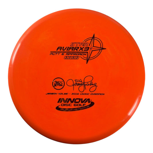 Innova Champion Discs Aviarx3 | Star | Orange/Checker 170g (Jeremy Koling) Disc Golf