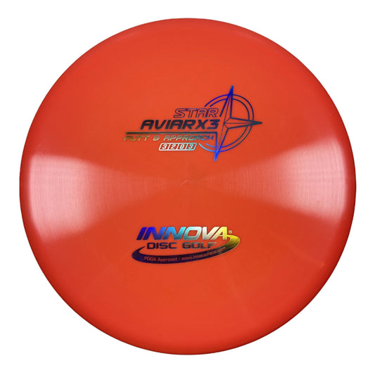 Innova Champion Discs AviarX3 | Star | Orange/Holo 167-169g Disc Golf