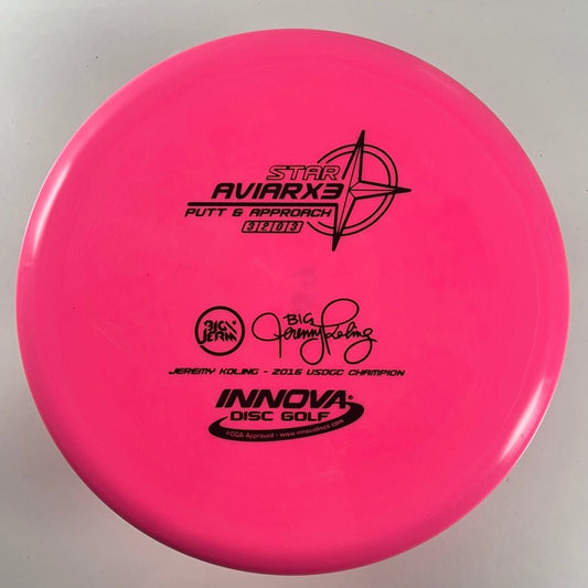 Innova Champion Discs Aviarx3 | Star | Pink/Black 169g Jeremy Koling) Disc Golf