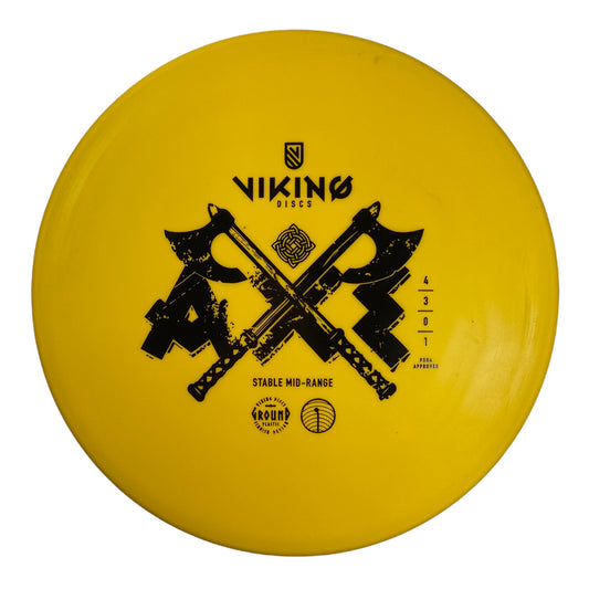 Viking Discs Axe | Ground | Yellow/Black 169-174g Disc Golf