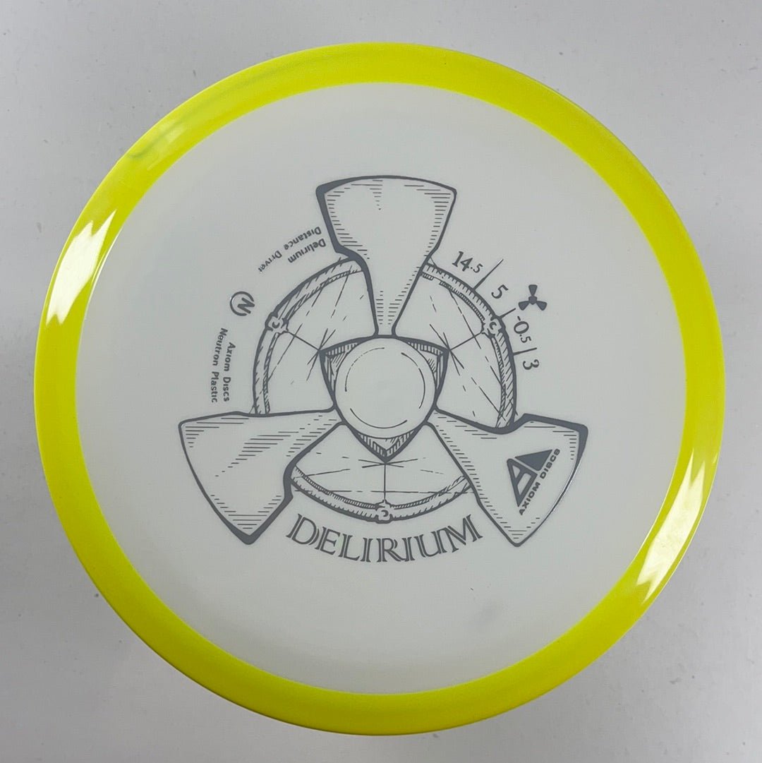 Axiom Discs Delirium | Neutron | White/Yellow 174g Disc Golf