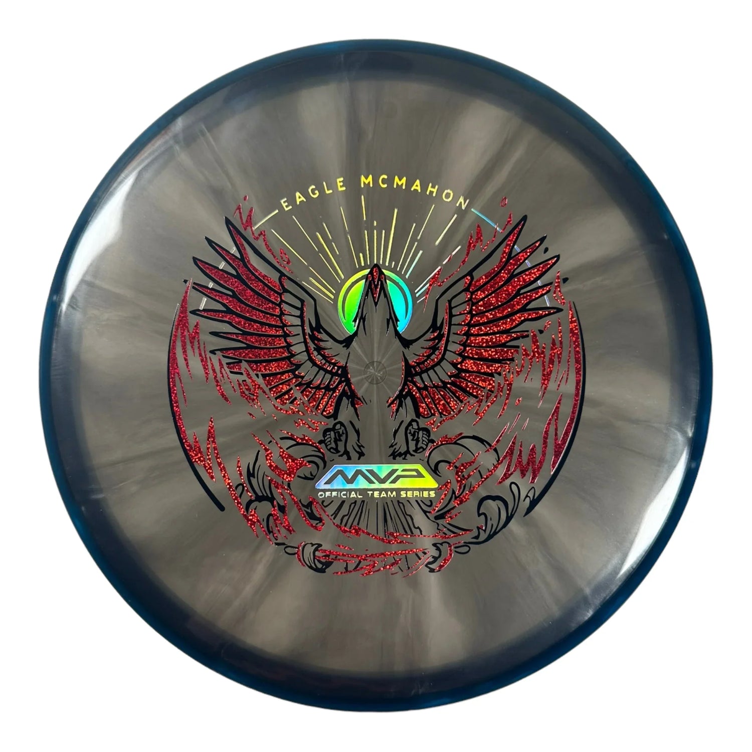 Axiom Discs Envy | Prism Proton | Grey/Blue 174g (Eagle McMahon) Disc Golf