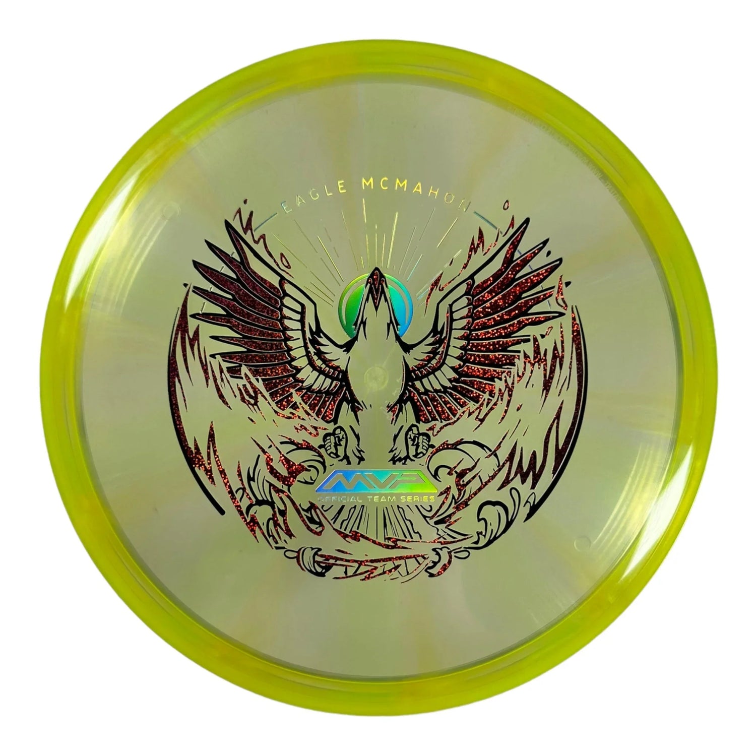Axiom Discs Envy | Prism Proton | Yellow/Yellow 174g (Eagle McMahon) Disc Golf