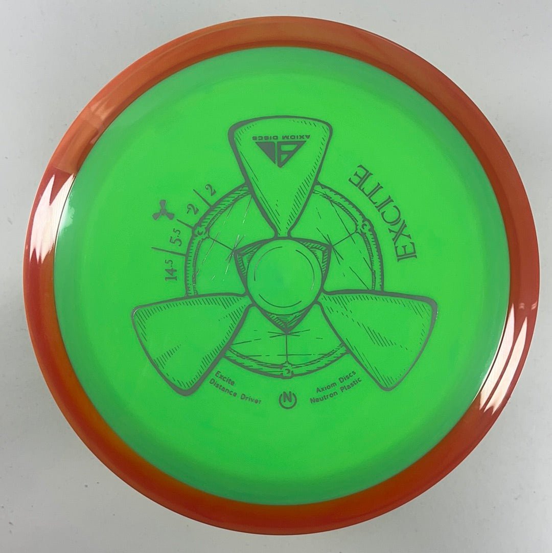 Axiom Discs Excite | Neutron | Green/Orange 172g Disc Golf