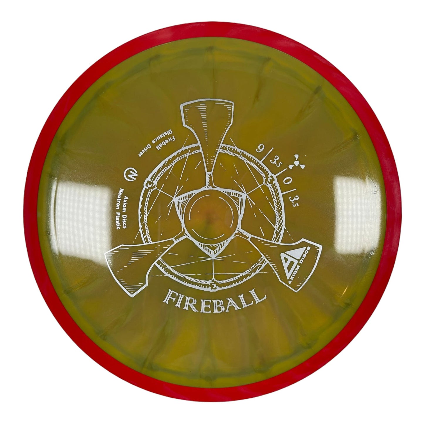 Axiom Discs Fireball | Neutron | Green/Red 170g Disc Golf
