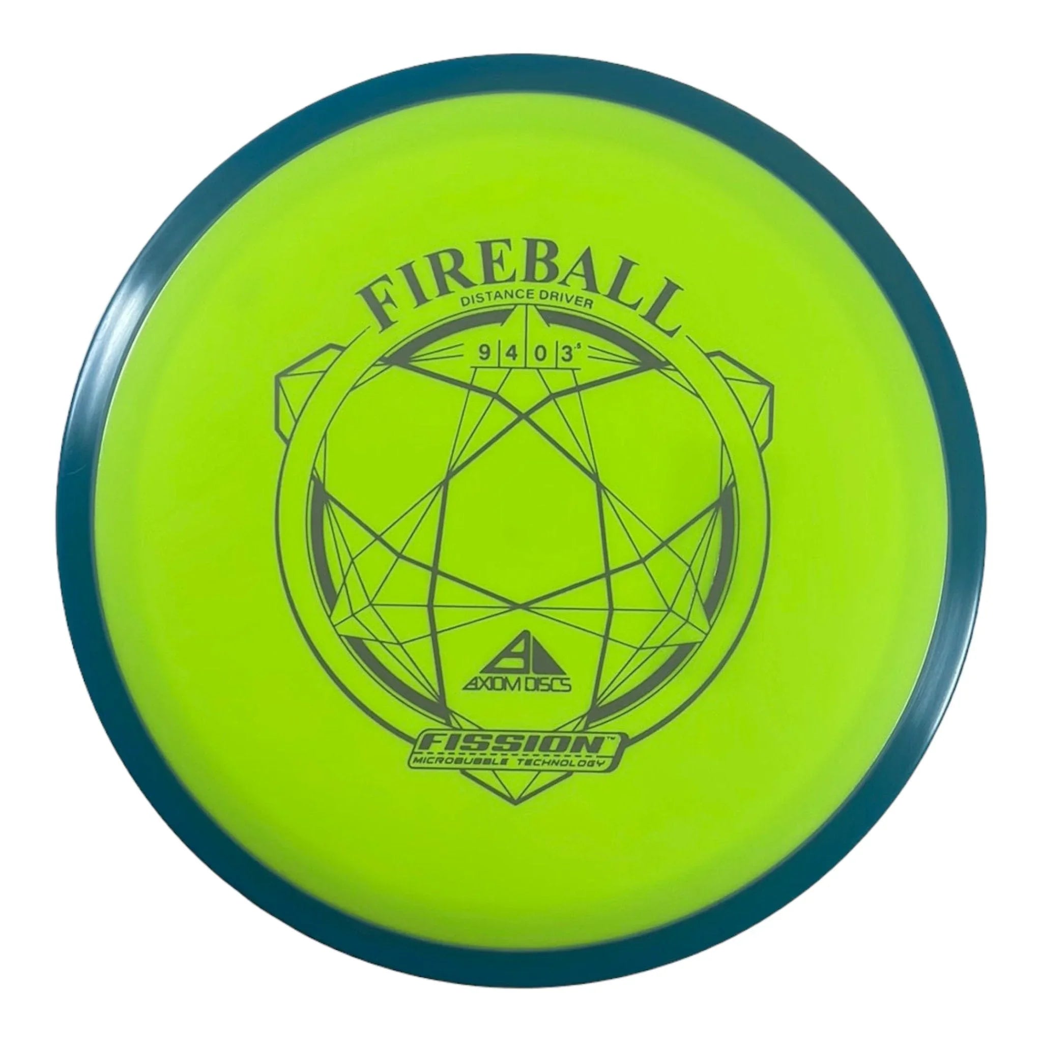 Axiom Discs Fireball | Fission | Green/Blue 169g Disc Golf
