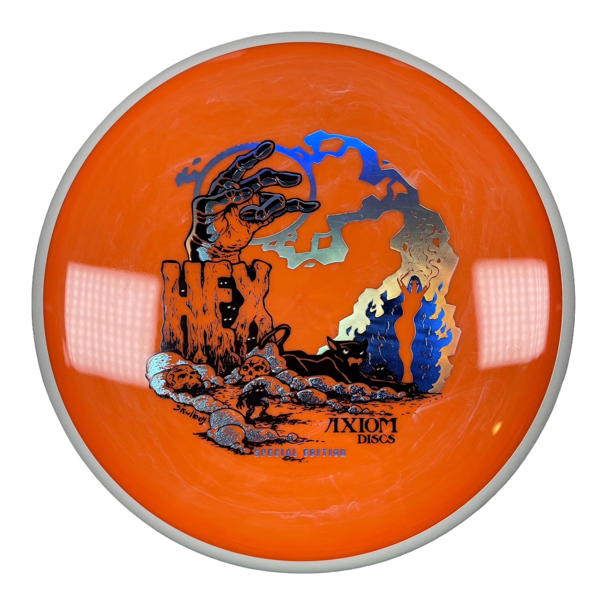 Axiom Discs Hex | Neutron | Orange/White 178g (Special Edition) Disc Golf