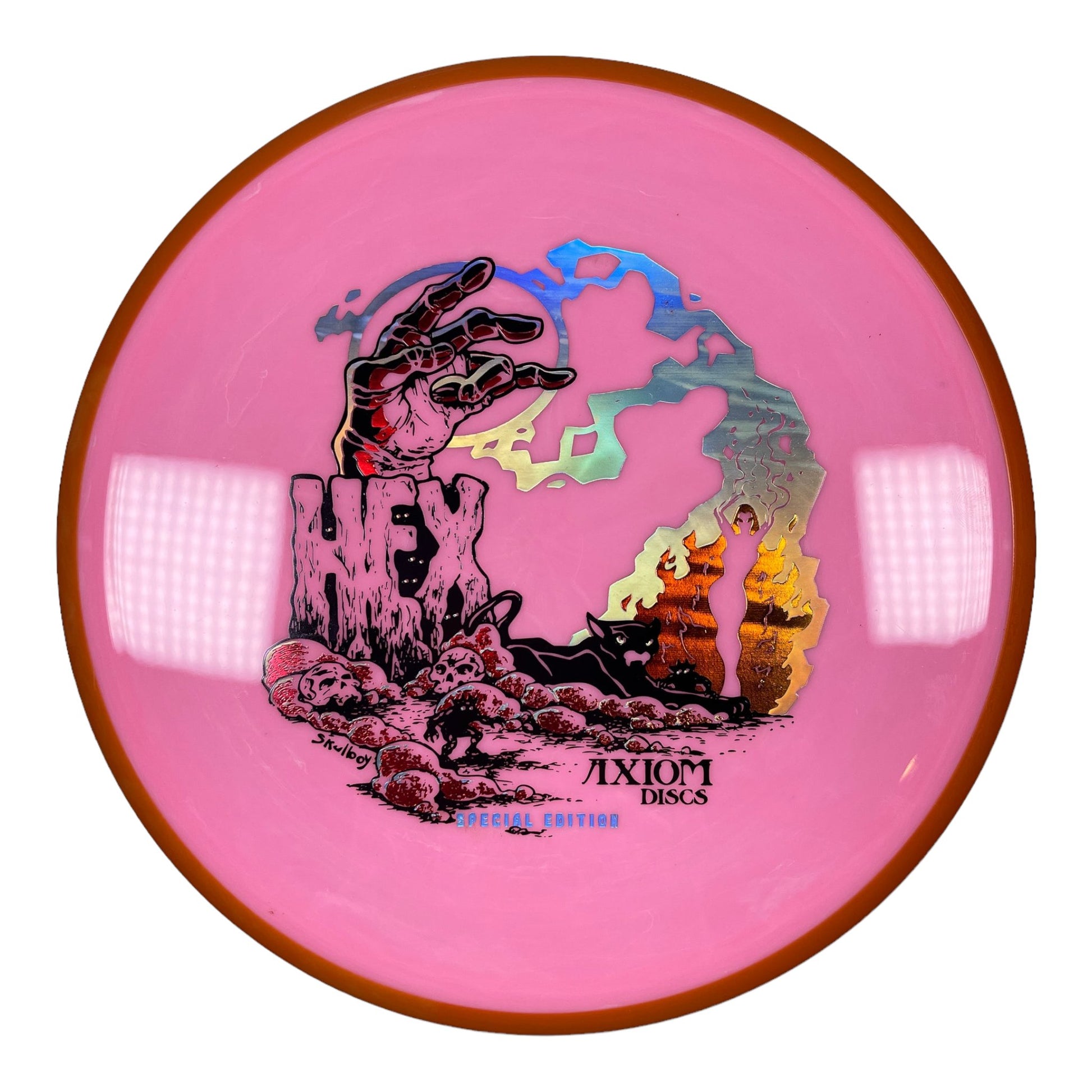 Axiom Discs Hex | Neutron | Pink/Orange 178g (Special Edition) Disc Golf