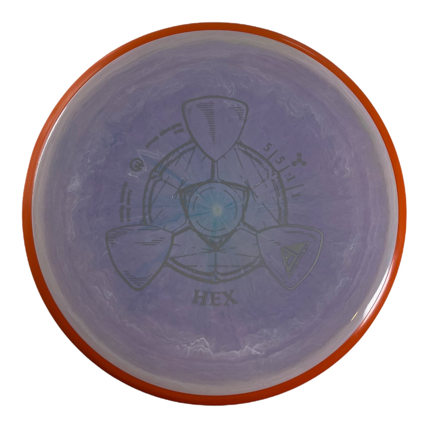 Axiom Discs Hex | Neutron | Purple/Orange 172g Disc Golf
