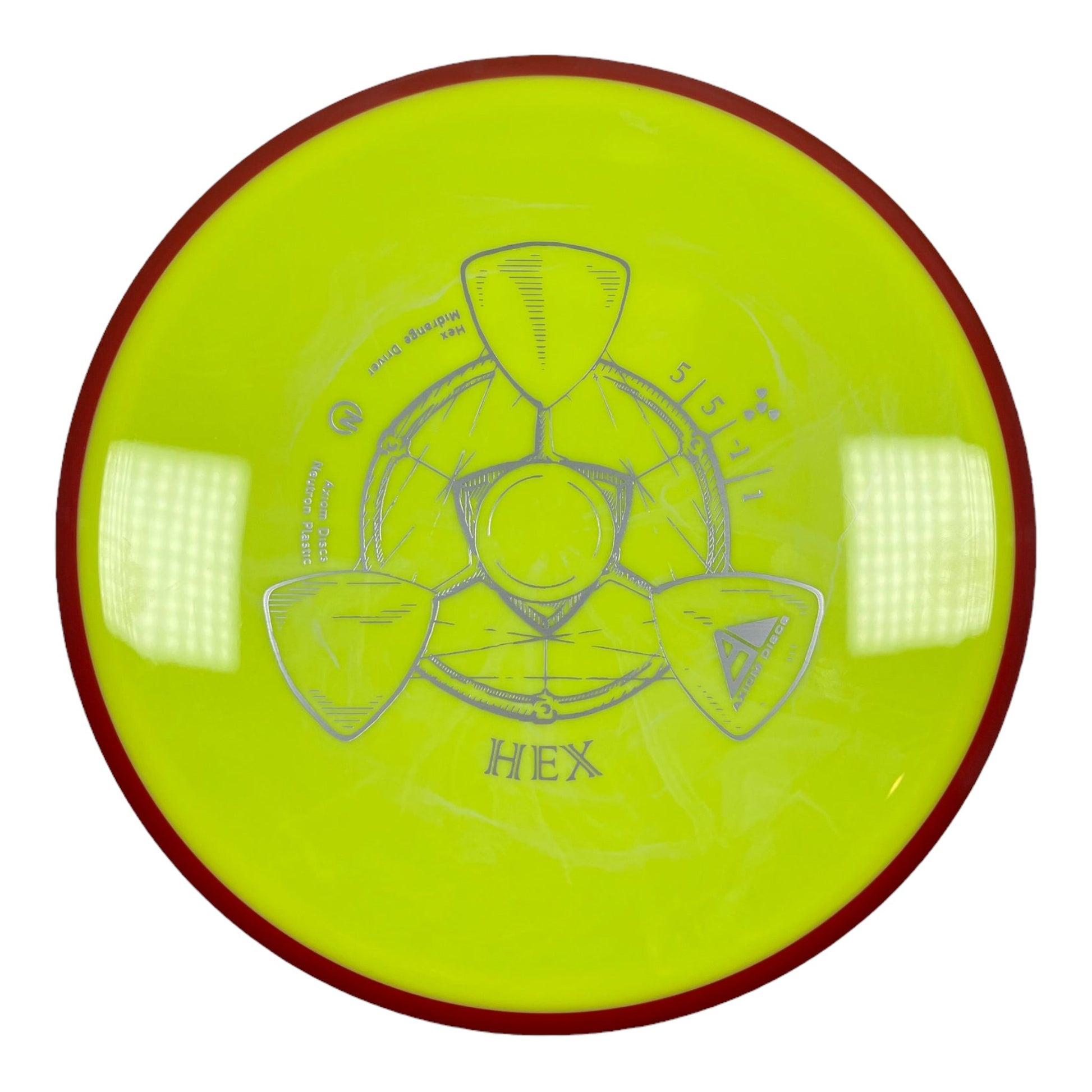 Axiom Discs Hex | Neutron | Yellow/Red 168-173g Disc Golf