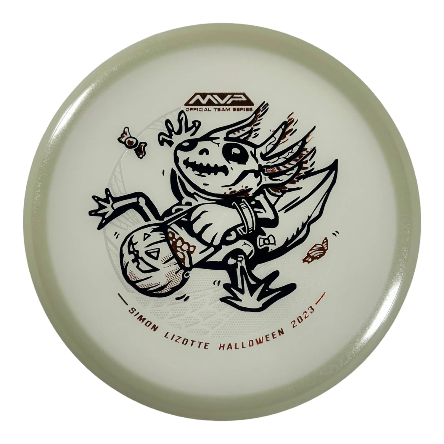 Axiom Discs Hex | Total Eclipse | Skeleton/Blue Rim 175 - 177g (Simon Lizotte) Disc Golf