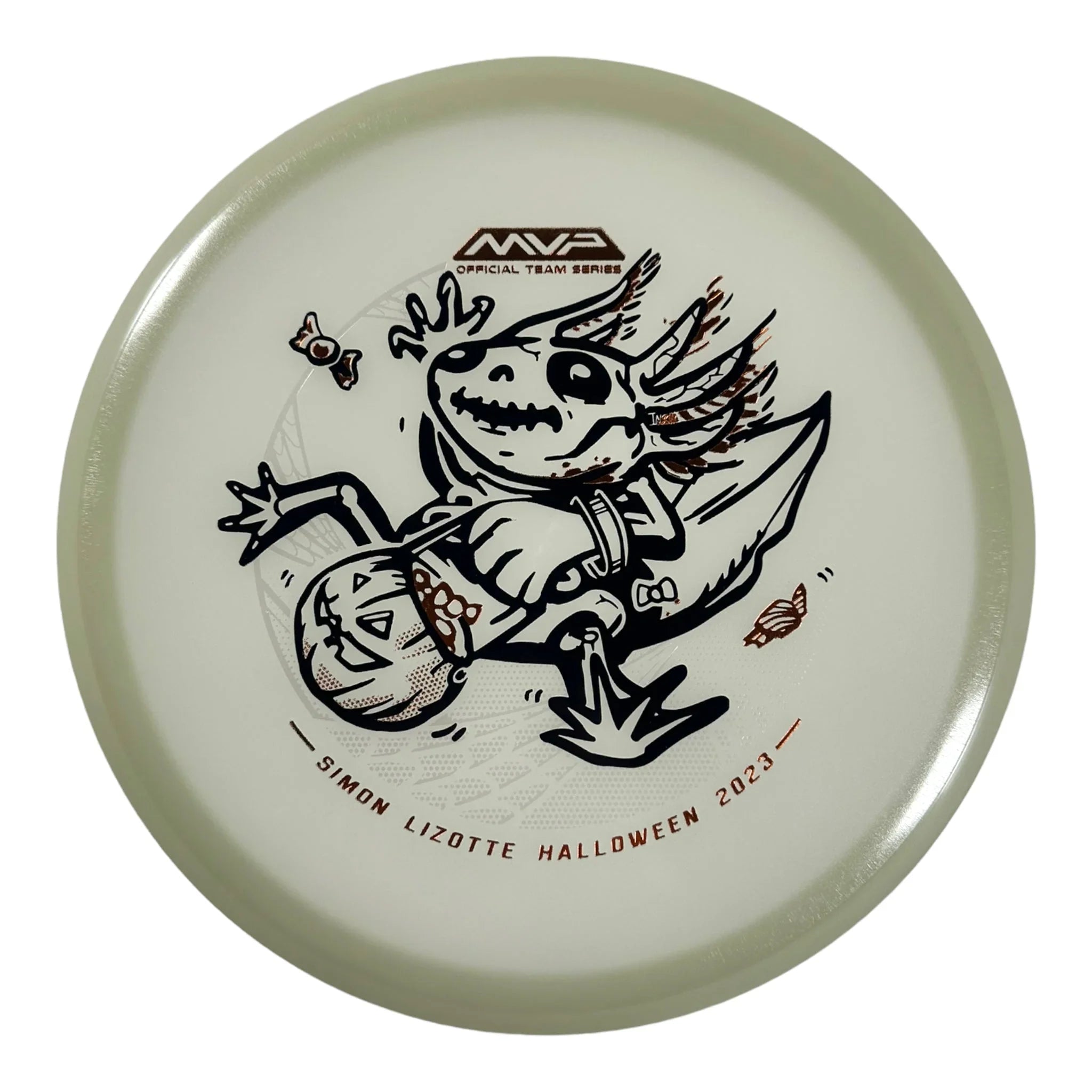 Axiom Discs Hex | Total Eclipse | Skeleton/Blue Rim 175 - 177g (Simon Lizotte) Disc Golf