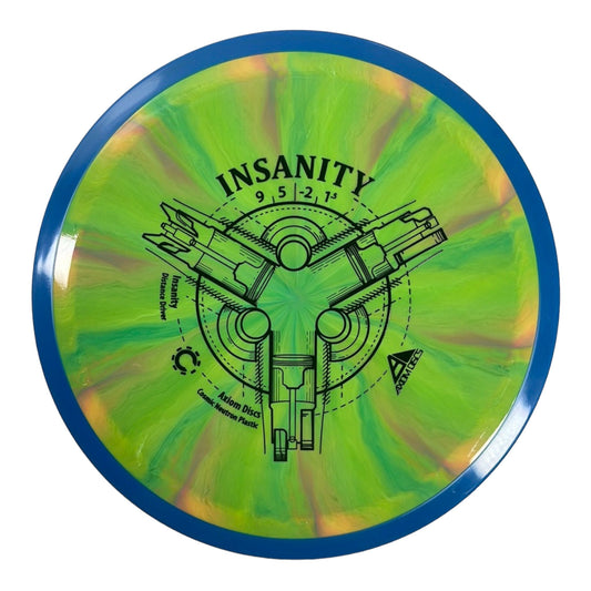 Axiom Discs Insanity | Cosmic Neutron | Green/Blue 172g Disc Golf