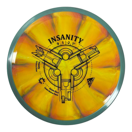 Axiom Discs Insanity | Cosmic Neutron | Orange/Green 175g Disc Golf