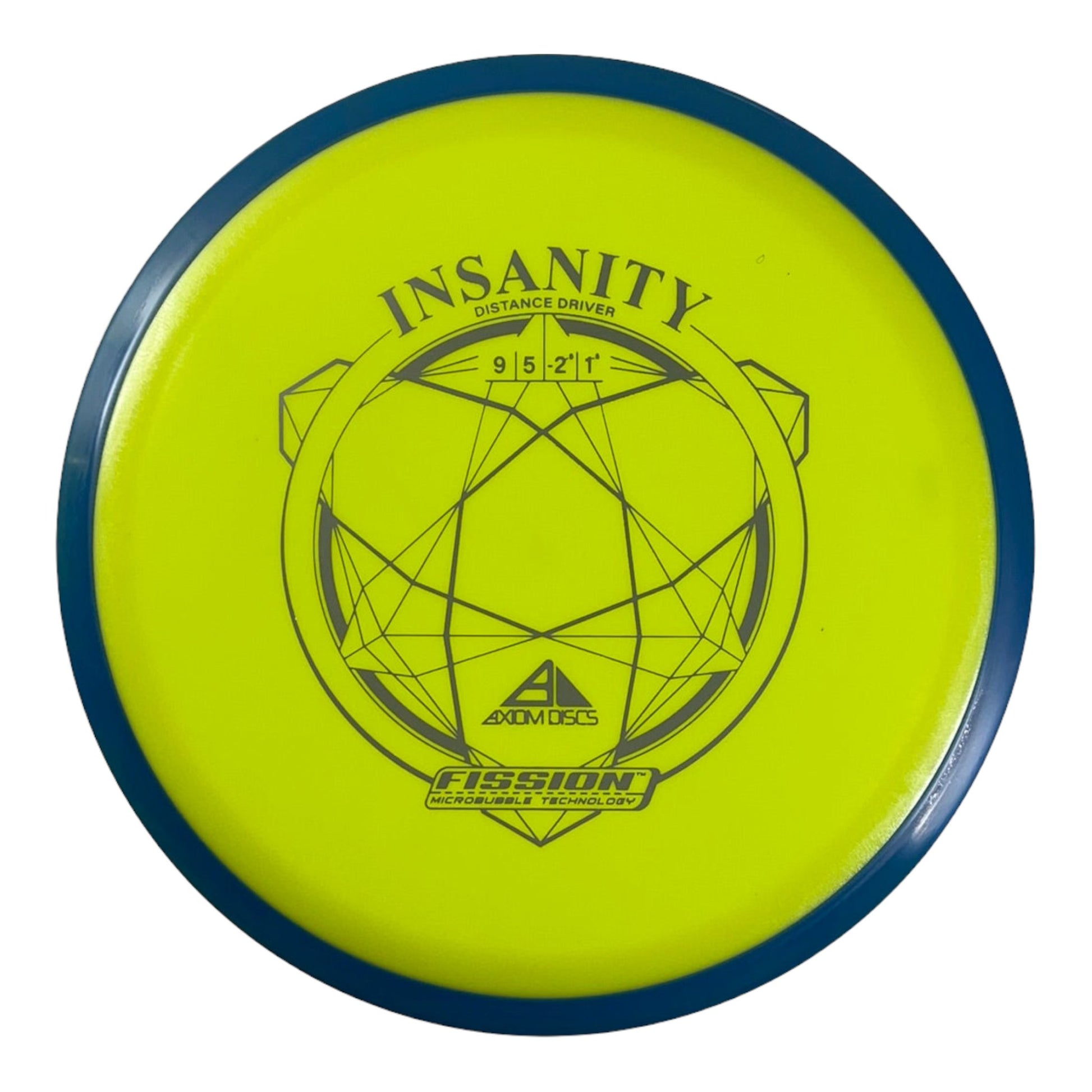 Axiom Discs Insanity | Fission | Yellow/Blue 168g Disc Golf