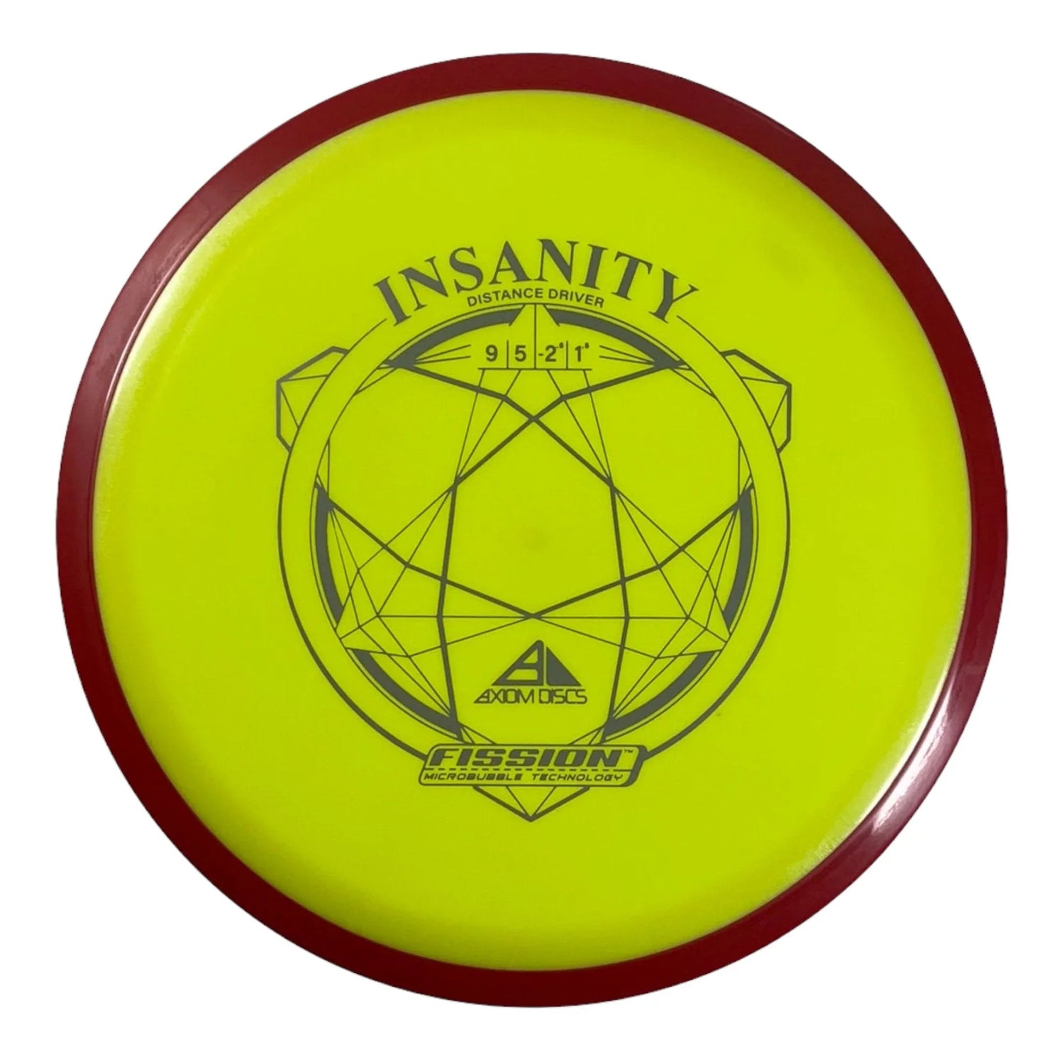 Axiom Discs Insanity | Fission | Yellow/Red 172g Disc Golf