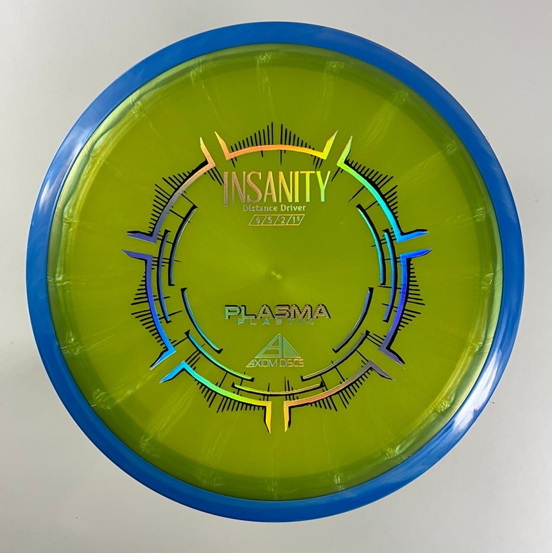 Axiom Discs Insanity | Plasma | Green/Blue 169g Disc Golf